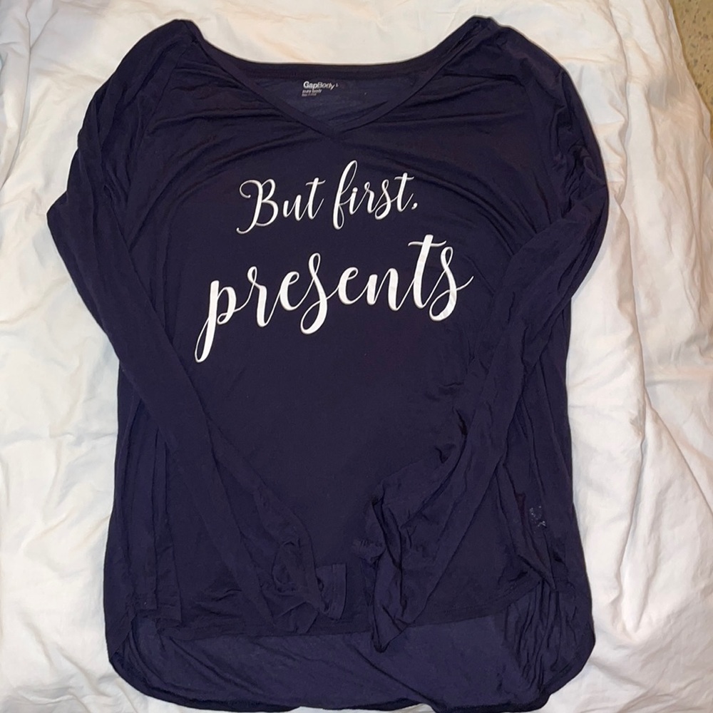 Gap Pajama Long Sleeve Shirt